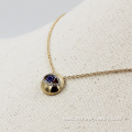 Diamond Evil Eye Necklace Handmade Party Chain Choker Jewelry